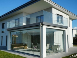 Glas Geländer Nurglasgeländer