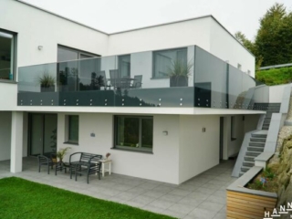 Glasgeländer Punkthalter Balkon