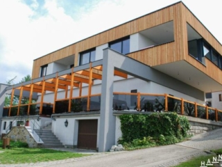 Gel&auml;nder Glas schwarz