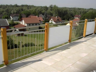 Balkongeländer Niro Glas