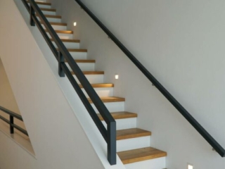 Metallgeländer Handlauf schwarz