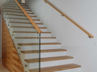 Glas Geländer Wandhandlauf