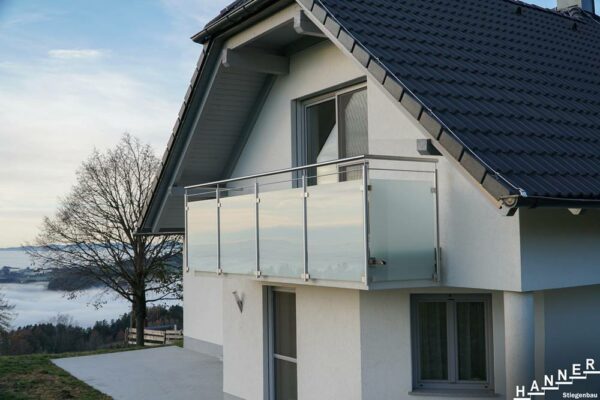 Metall-Geländer Glas-Füllung Balkon