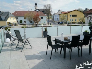 Balkon-Geländer satiniertes Glas