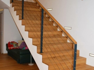 Metallgeländer Seile schwarz