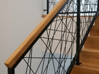 Metallgeländer Seile schwarz