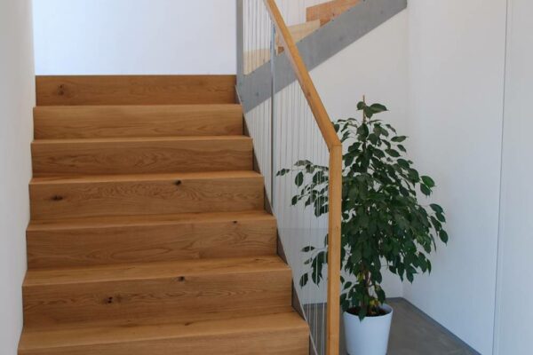 Stufen Geländer Holz