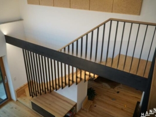 Geländer Metall Schwarz