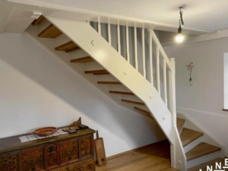 Treppe Geländer Weiß