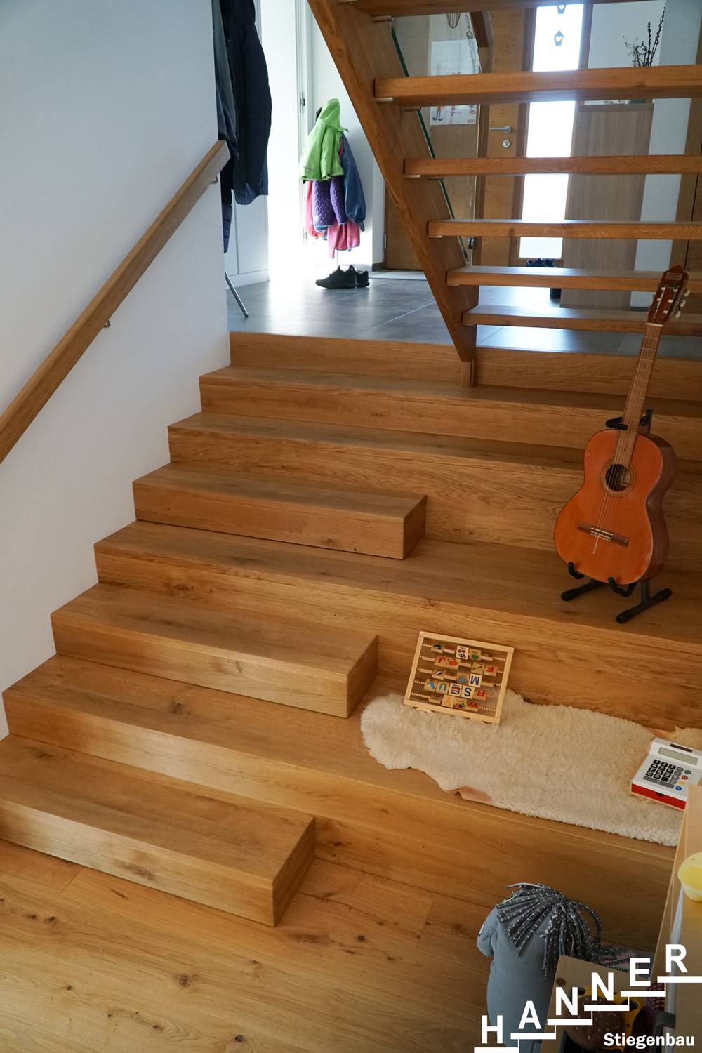 Treppe Holz Ablage