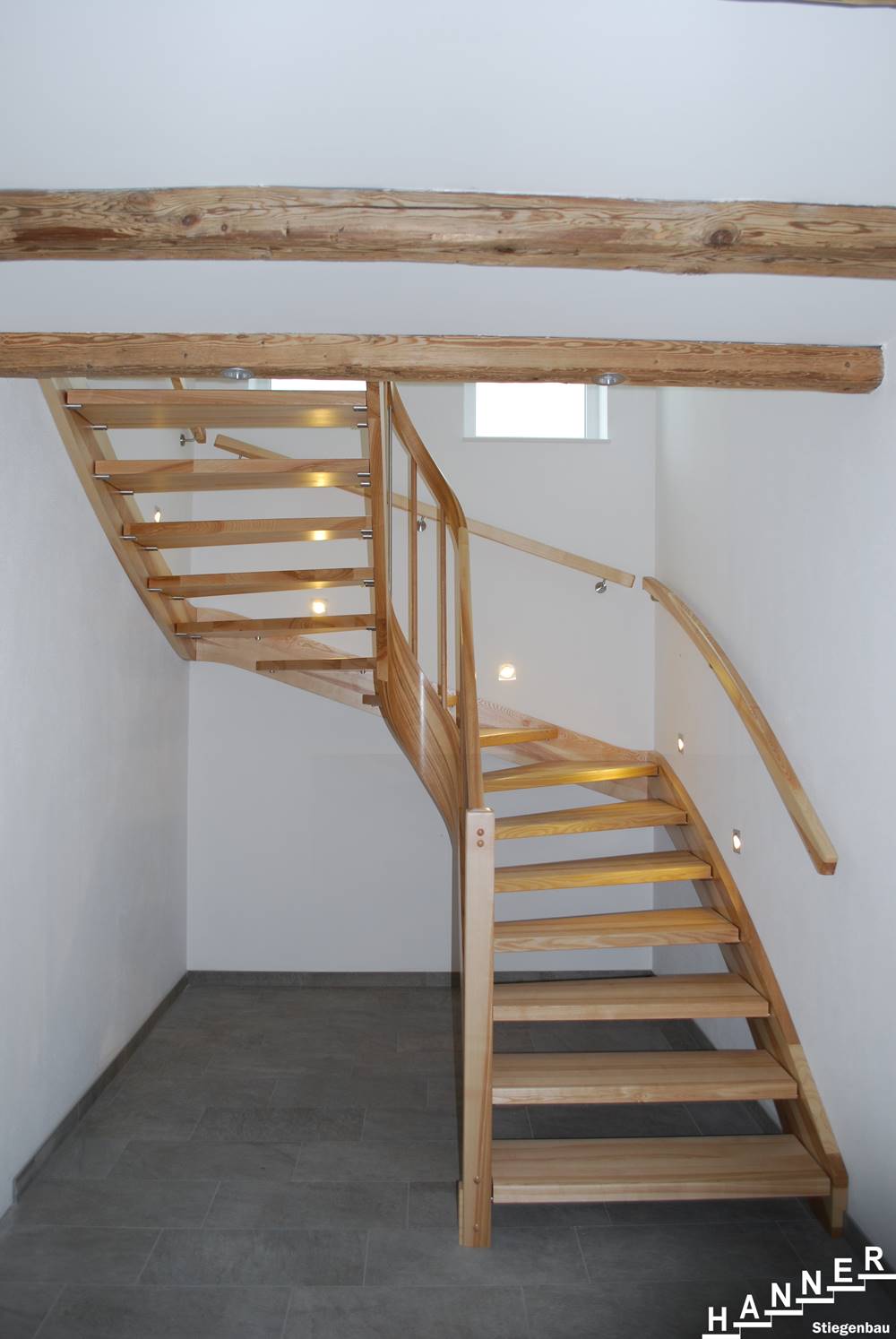 Holz Treppe Stiegenanlage