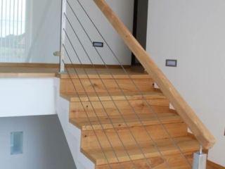 Geländer Seile Stufen