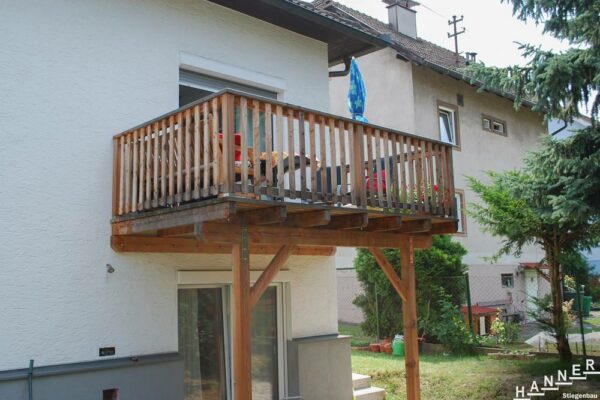 Holz Balkon Stiegenbau Hanner