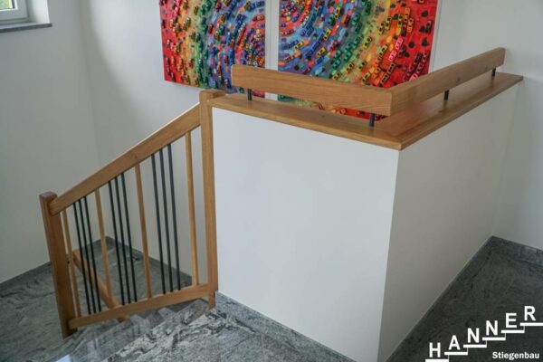 Holzgeländer Brüstung Handlauf