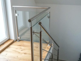 Metallgeländer Glas
