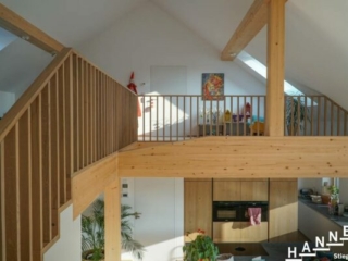 Geländer Holzriegel
