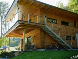 Metall Stiege Treppe Glas