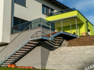 Metall Stiege Reling Geländer