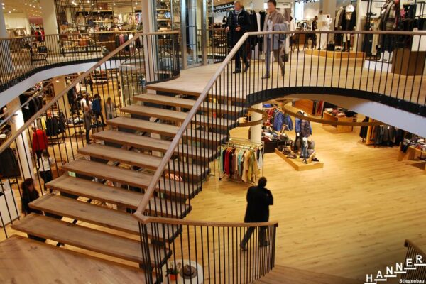 Treppe Holz Metall