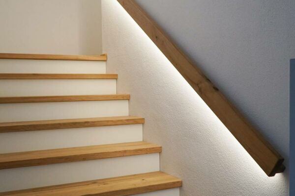 Handlauf LED Holz