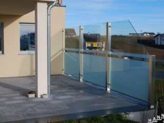 Glasgeländer Balkon Hanner