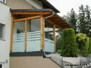 Windschutz Glas bedruckt