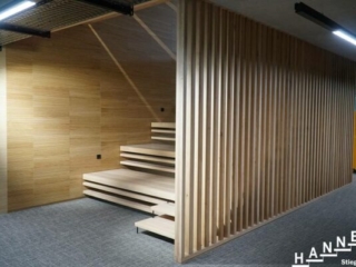 Holztreppe Riegelgel&auml;nder Holz