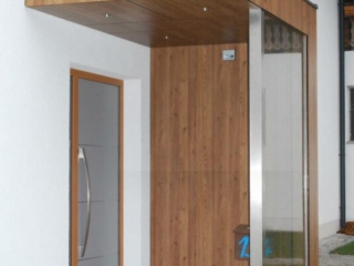 Windschutz Haustüre Verkleidung