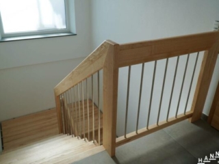 Holzgeländer Metall Stäbe