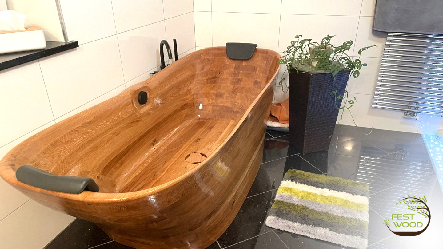 Holz Badewanne