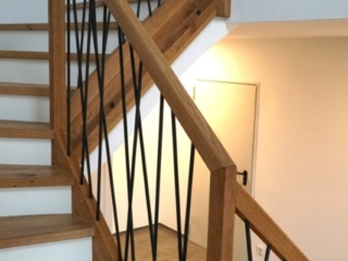 Holzgel&auml;nder Mikadost&auml;be