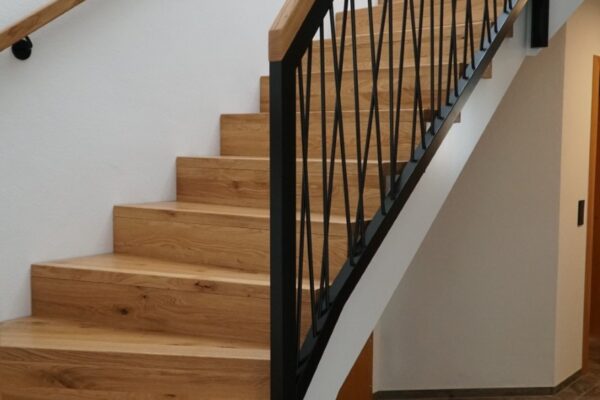 DSC00512 Metallgeländer Holzhandlauf