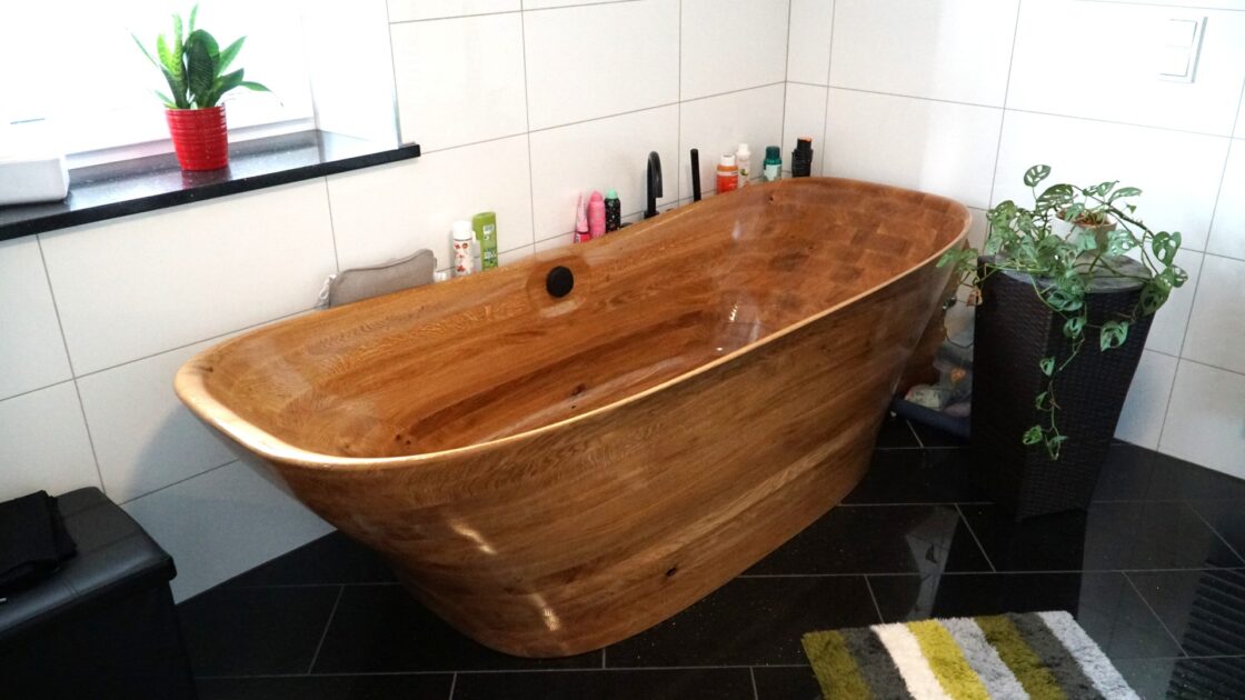 Holzbadewanne